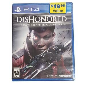 PS4 Dishonored Death of The Outsider Sony 2017 Brand New